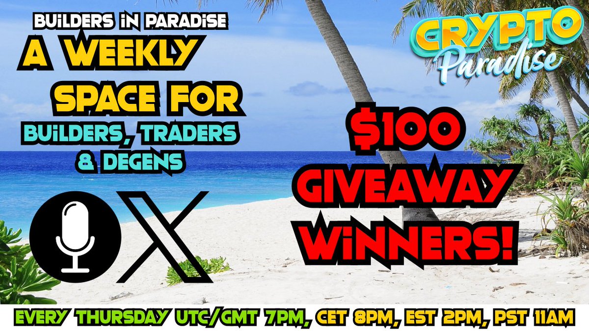 Giveaway winners! @Ahmadabbabsg and @Mekochapo are the winners of our  Thursday space on X ! Make sure to follow, like and comment our content to  have a chance of winning!