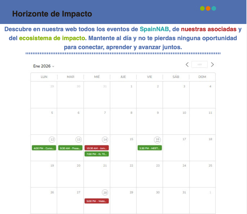 SpainNAB's tweet image. 🗞️ La primera newsletter de 2026: Pausa y acción
Con enero lanzado como primera etapa de un año retador para #InversióndeImpacto, llega una nueva edición de #PanoramadeImpacto, la newsletter de #SpainNAB en la que repasamos actualidad  #EconomíadeImpacto✏️linkedin.com/feed/update/ur…