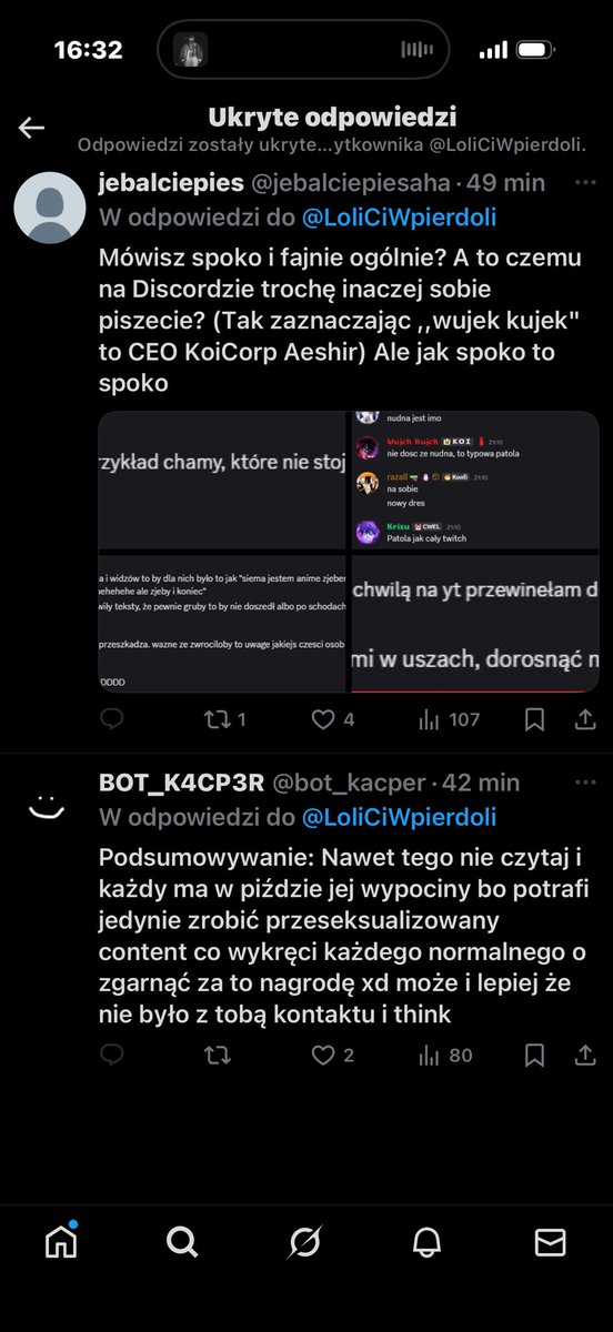 A co to za ukrywanie komentarzy 👀👀 
znowu mentalnie ktoś Ci ssie pałe?