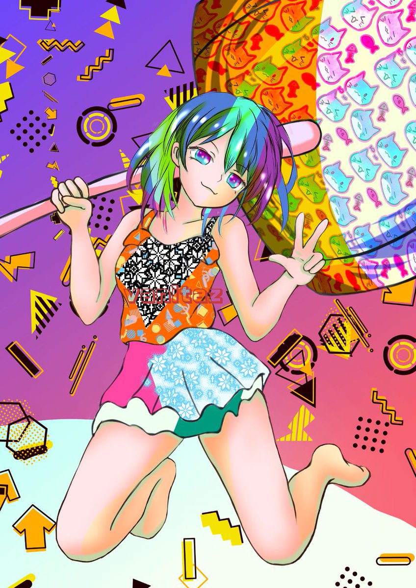 ネオレトロ medibang.com/picture/ix2601… #ARTstreet #MediBang #イラスト #描いてみた #ニューレトロ #平成レトロ