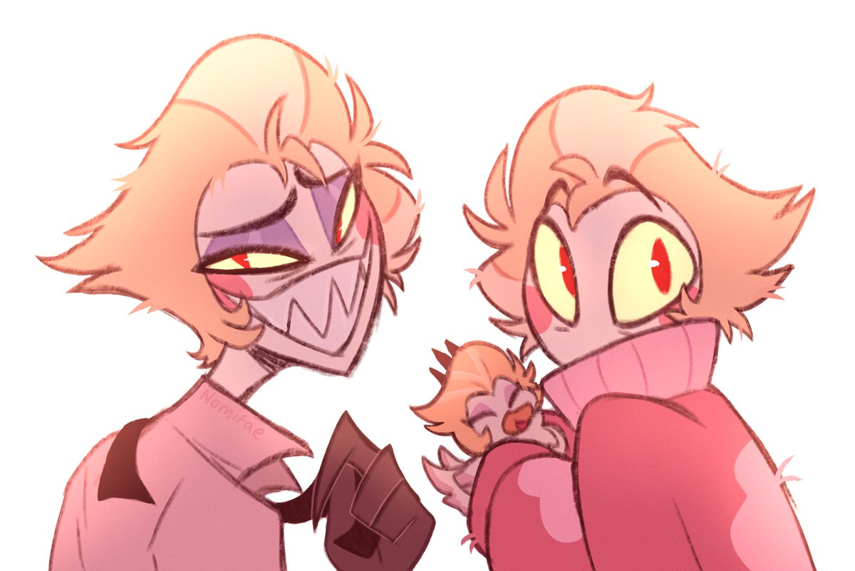 Same guy, different flavor 💕👑

#HazbinHotelFanart #LuciferMorningstar