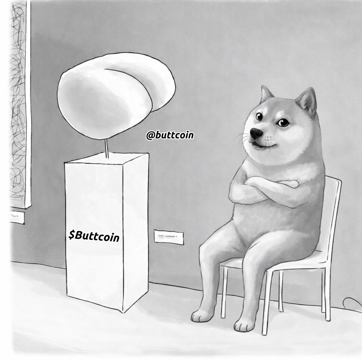 $Buttcoin  get your butt in .