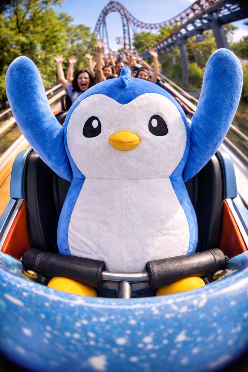 ST_McFly's tweet image. Fun fact: Pengu increases blood flow and dopamine levels while pumping adrenaline through your veins. 

Sounds like you need some Pengu. 
$PENGU @pudgypenguins 🐧