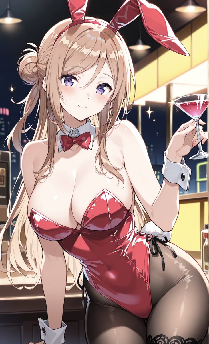 もしかして、酔ってる💦
これ、ノンアルなのに🍸
姫崎莉波｜Rinami Himesaki
#AIart