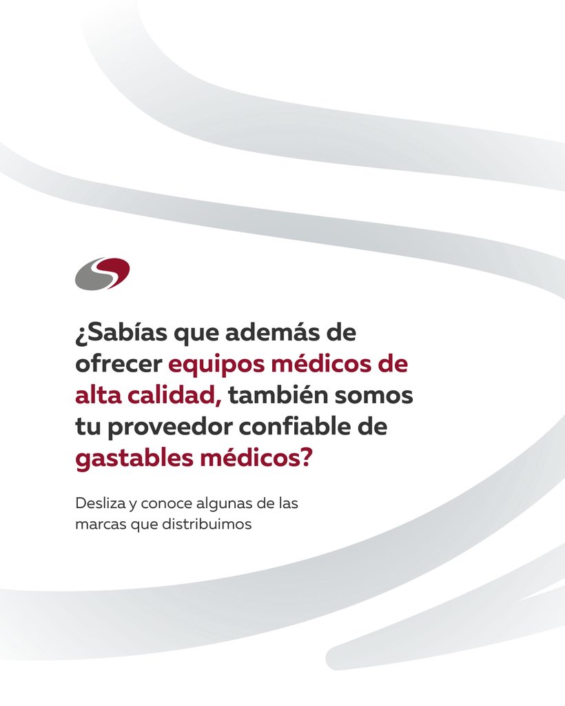 seminsaoficial's tweet photo. Más que equipos médicos.
Somos tu aliado confiable en gastables médicos, respaldados por marcas líderes internacionales que garantizan calidad, seguridad y continuidad en la atención de tus pacientes.
#SEMINSA #GastablesMedicos #MaterialGastable https://t.co/qzkaDZHxlu