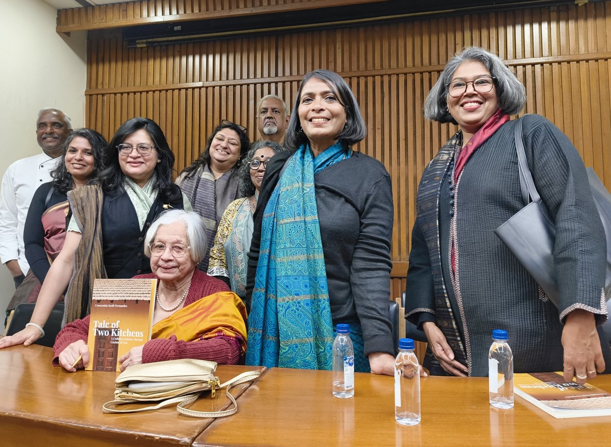 authormadhulika's tweet photo. Crescentia Scolt Fernandes’s ‘Tale of Two Kitchens’   was launched on the 17th. A wonderful book, and we had a good session discussing it. Read about it here. 

https://t.co/hLjsZP96V0 https://t.co/oR9JPSthSX