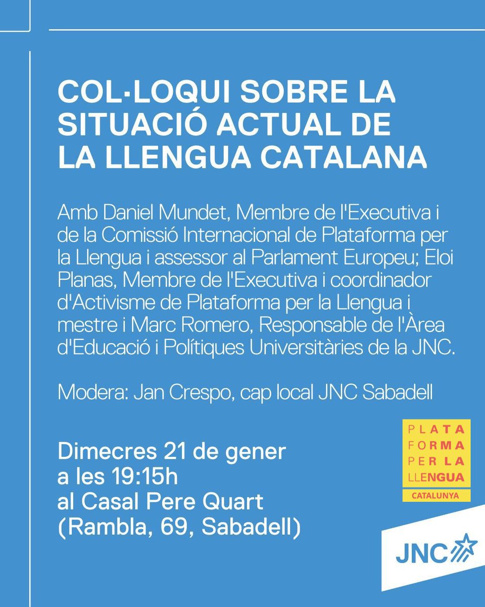 Plataforma per la Llengua - Catalunya tweet media