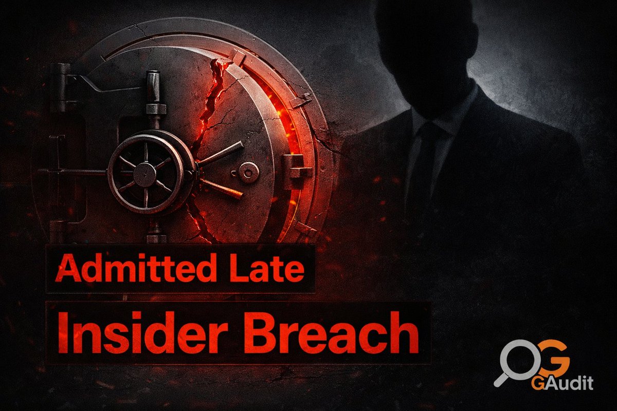 TEXITcoin wasn’t hacked late. It was admitted late. 🚩

The founder confirmed an insider breach a full YEAR after it happened. No disclosure, No accountability, Just let users keep trading blind.

Delayed truth is a bigger risk than the exploit itself. This is exactly why we