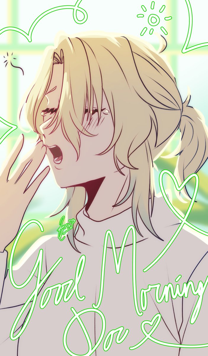 [WuWa] Tired but Luuk deprived so I did a quick doodle of my beloved (self-proclaimed)malewife <3

#luukherssen #WutheringWaves #Luuk