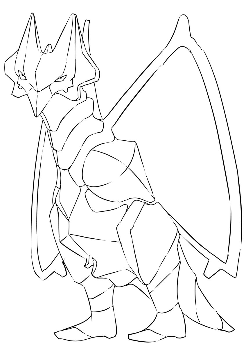 #怪獣　#イラスト