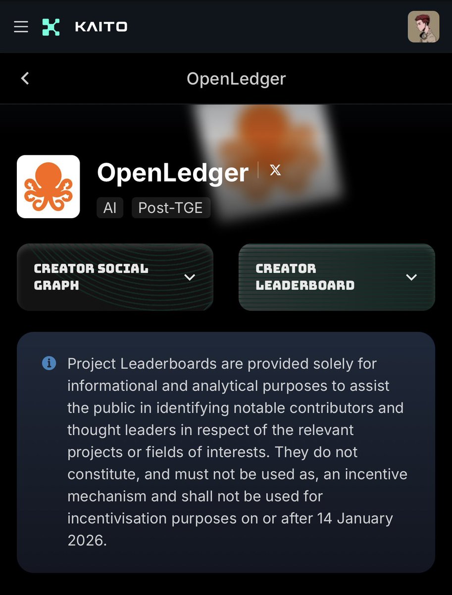 I notice on @KaitoAI website update this message 