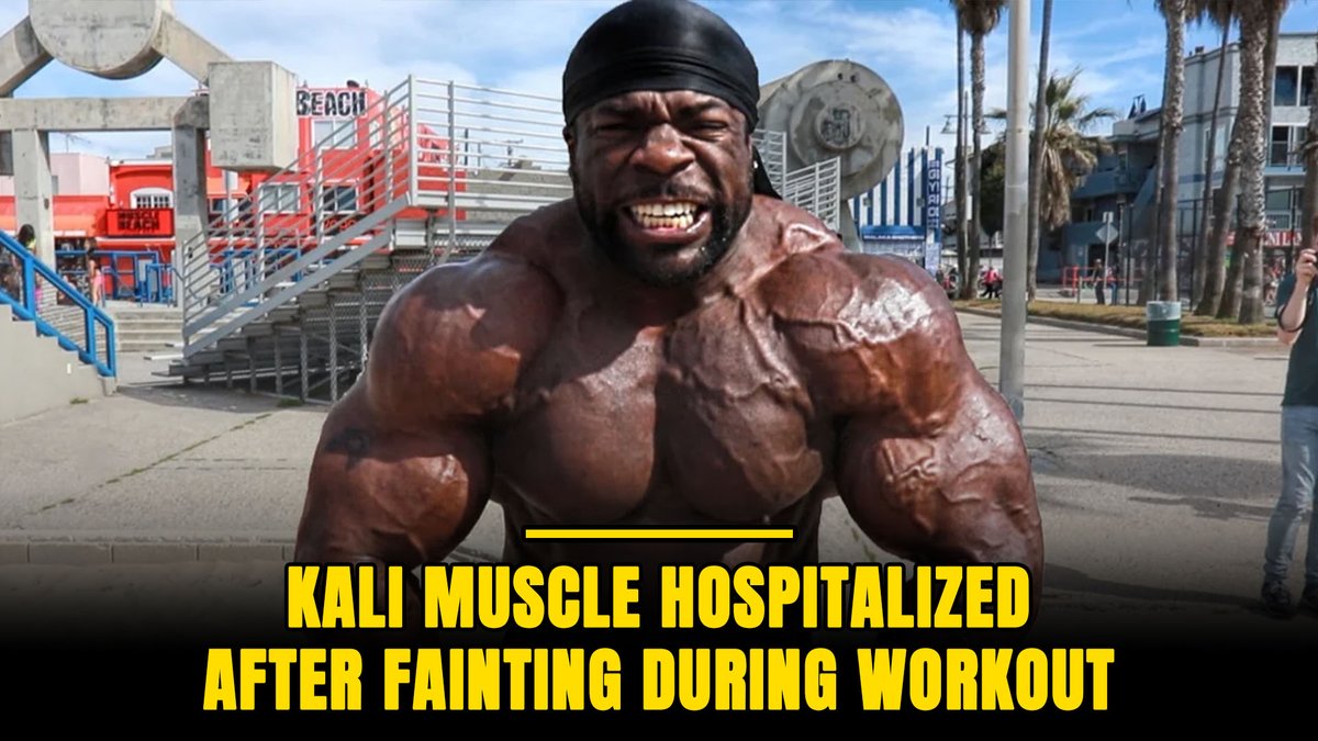 GenerationIron's tweet photo. Bodybuilder and Influencer Kali Muscle Hospitalized After Fainting During Workout: https://t.co/VwjDi2C85O

#KaliMuscle #bodybuilding https://t.co/ZQIKTMNin6