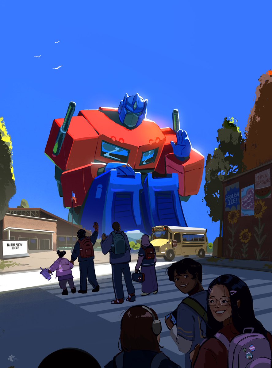 cheesy_cryptid's tweet image. “Good morning!” ☀️

#transformers #maccadams #OptimusPrime