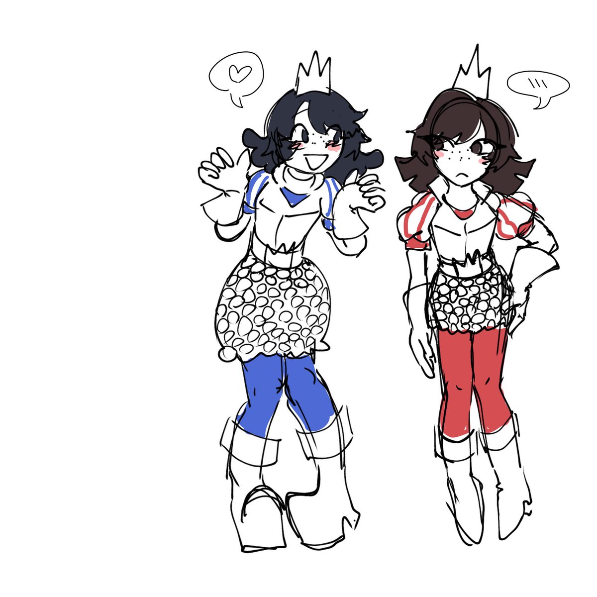 お姫様の違い‼️