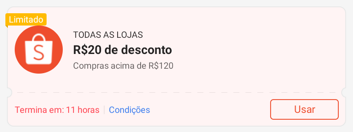 PostandoCupons's tweet image. 🟧 CUPOM DIGITÁVEL SHOPEE 

🎟 R$20 OFF em compras acima de R$120

🎟 CUPOM: OF1BR4NDSQ92AF

⬆️ Copie e resgate rápido aqui
➡️ s.shopee.com.br/6KmoXy2f9Y
