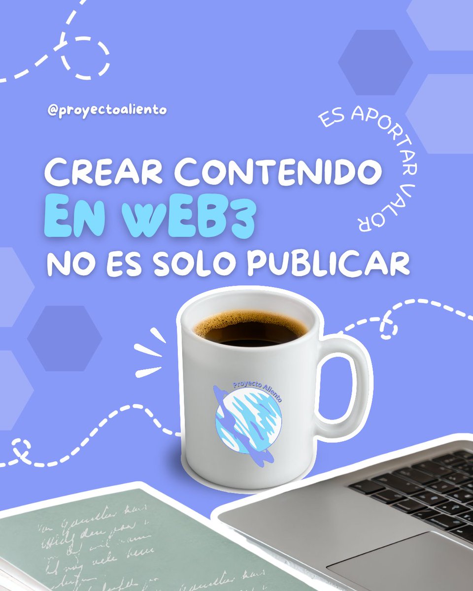 Inicia la semana creando con propósito y aportando valor en la Web3 🚀.