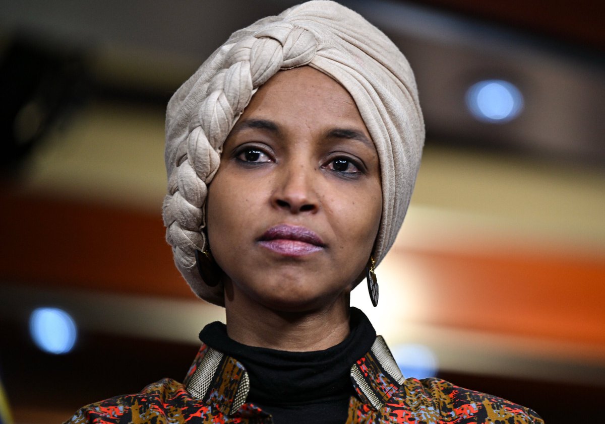 LeadingReport's tweet image. BREAKING: President Trump says Ilhan Omar should be sent back to Somalia.