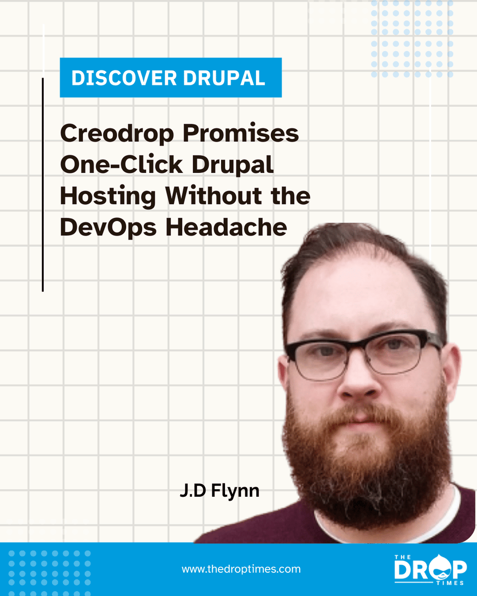 thedroptimes's tweet photo. One-click Drupal hosting with no DevOps headache?

 @JDDoesDev ’s indie project Creodrop delivers—plus Git workflows for power users.

TDT write-up: https://t.co/yWcPmTG8gd 

#Drupal #Hosting #DevUX #CMS2 https://t.co/Ahc9y5dJbv