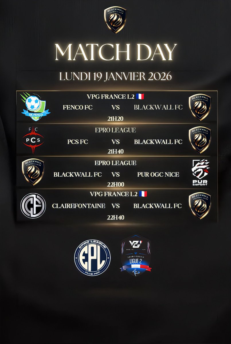 BlackWall FC tweet media
