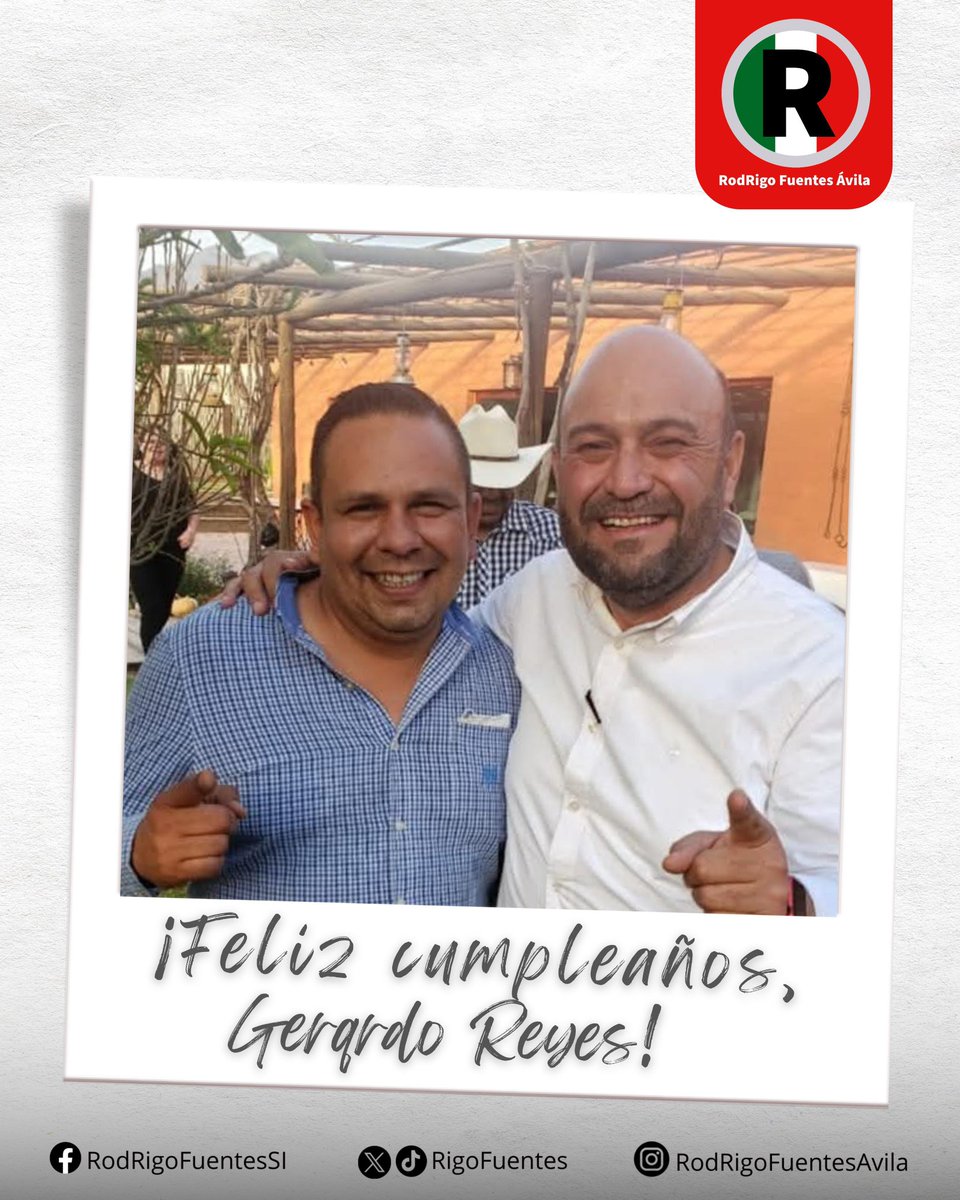 ¡Feliz cumpleaños, Gerardo Reyes!
Que este nuevo año venga cargado de salud, felicidad, aprendizajes y muchos momentos que valgan la pena. Que la vida te siga sorprendiendo. ¡Abrazo grande!