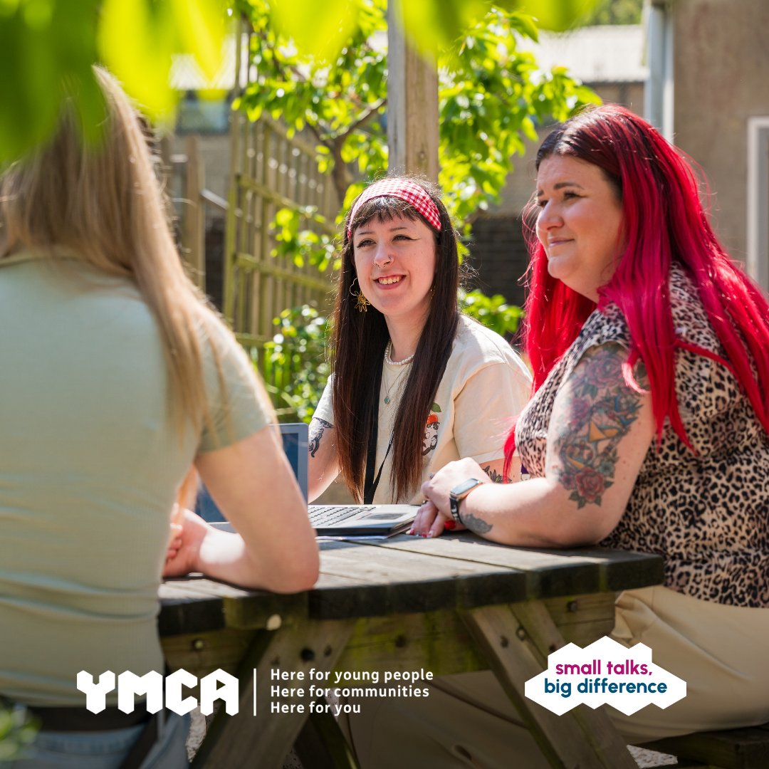 YMCAEng_Wales's tweet image. If you or someone you know is struggling today, support is available.

At YMCA, we’re here to support young people and communities through safe spaces, trusted conversations and wellbeing services.

Find out more: bit.ly/3XxiP1H

#BlueMonday #SmallTalks #YMCA