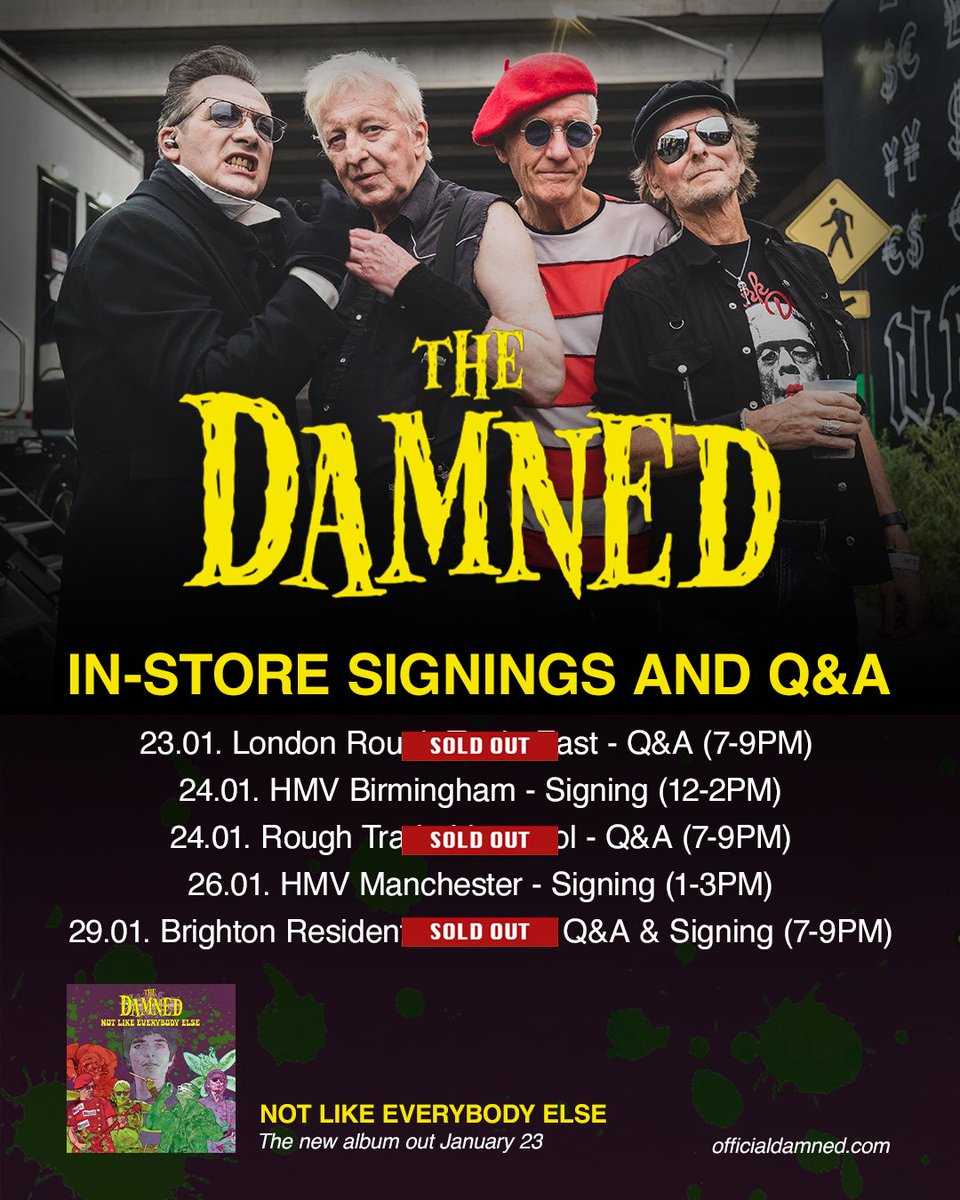 The Damned tweet media