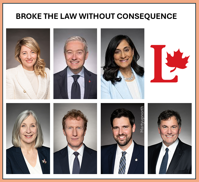 Martyupnorth's tweet image. Danny brings up an excellent point.  Here are the 7 ministers who should, at the absolute bare minimum, apologize to Canadians for trampling their rights &amp;amp; freedoms by invoking the Emergency Measures act.

Mélanie Joly — Served in 2022 (e.g., Foreign Affairs) and remains in the…