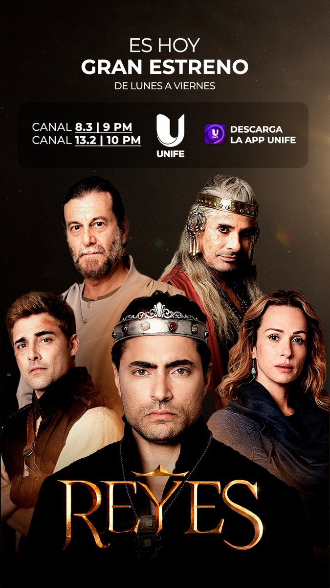 UnivMx's tweet photo. El poder revela el corazón.
🔥 Hoy es el GRAN ESTRENO · REYES
📅 Lunes 19 de enero
📺 8.3 – 9 PM | 📺 UNIFE+ 13.2 – 10 PM
#GranEstreno #UNIFEmx https://t.co/8ARGiCNmUK