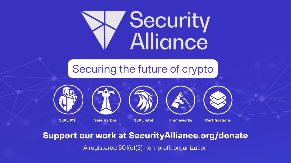 Security Alliance (@_SEAL_Org) / Posts / X