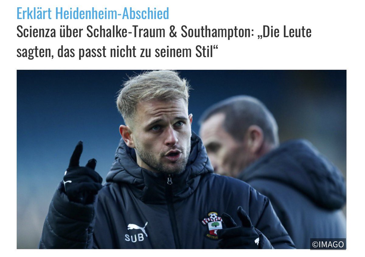 Dass wir 21/22 lieber auf Leute wie  Idrizi, Lee, Mikhailov und Co. gesetzt haben, als auf #Scienza, ist noch immer eines der größten Verbrechen unserer jüngeren Vereinsgeschichte. #Schalke #S04