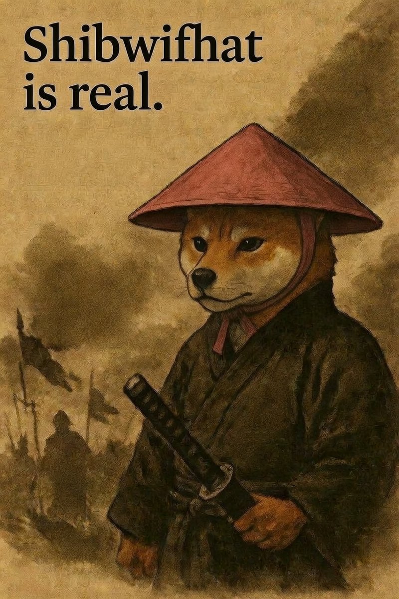 $SHIB belongs to the people. As the ecosystem grows, it will take us where it’s meant to go

#Shibwifhat