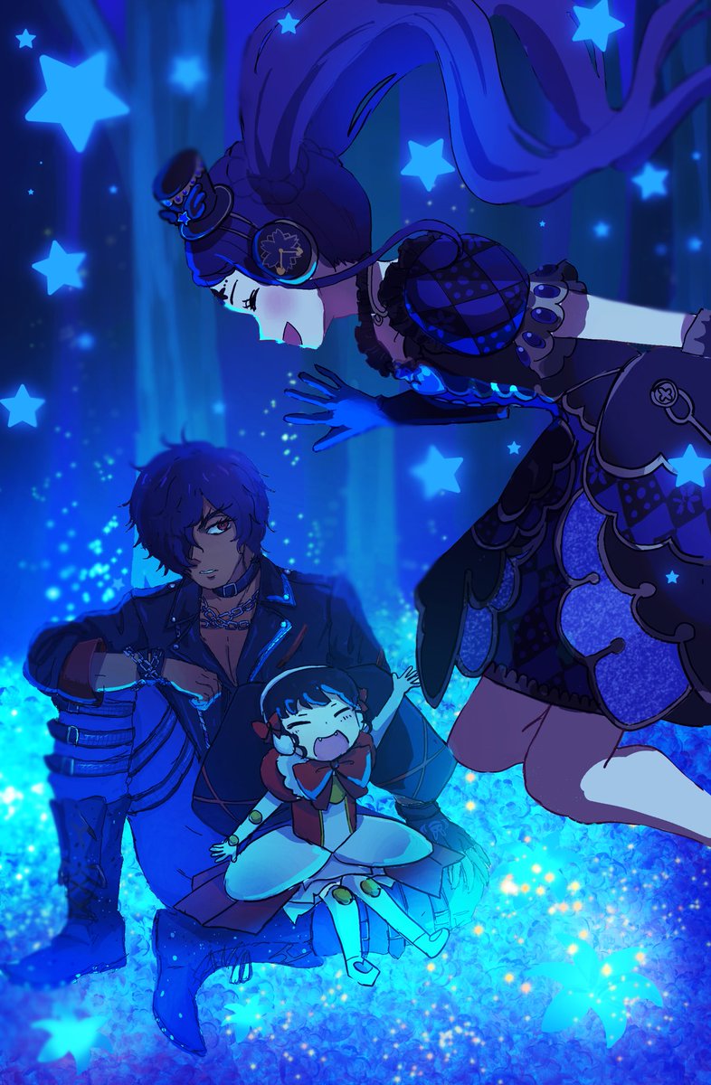 絵チャ合作
よるよるよるのカーニバル💫