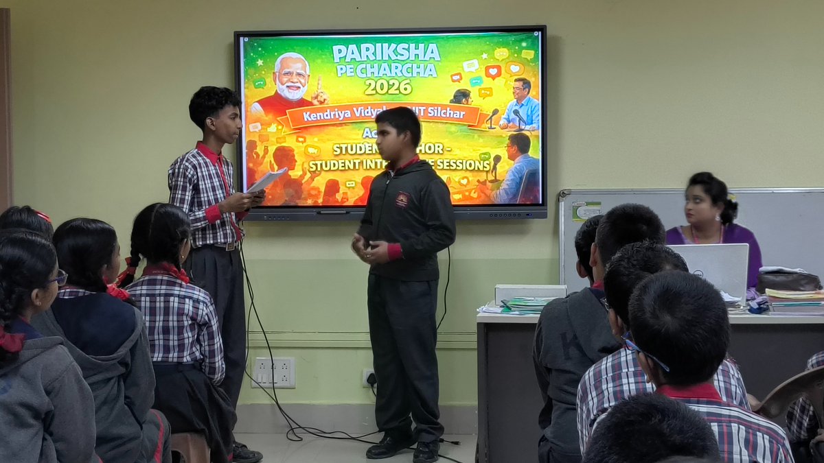 NitKv's tweet image. Students lead, interact, and grow through meaningful dialogue.

#StudentDialoguePPC #LeadershipSkills #ConfidenceBuilding #StudentLed