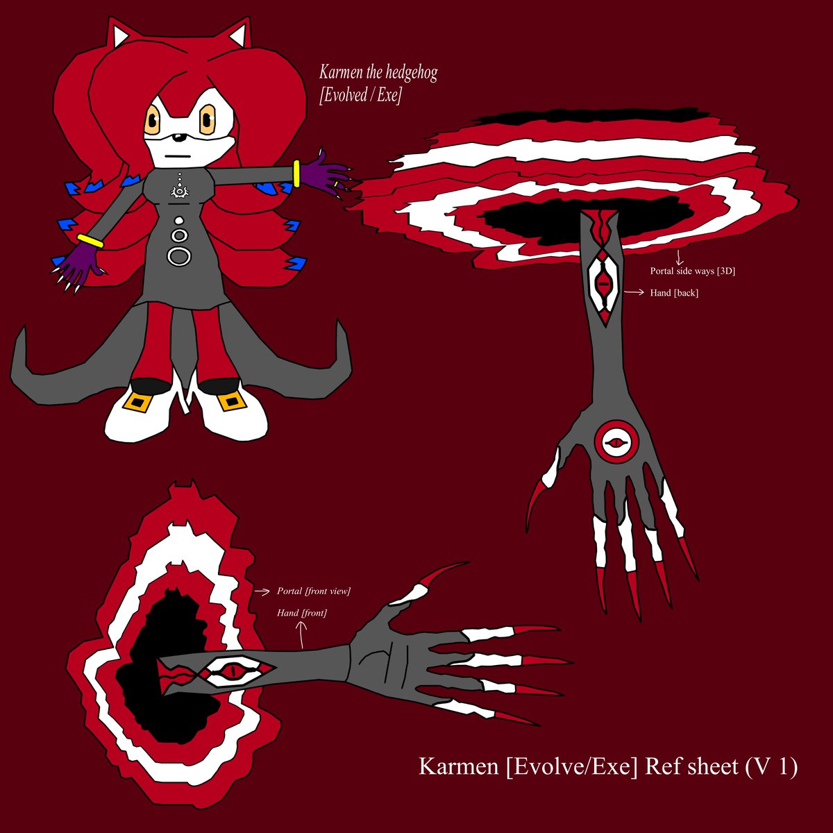 Karmen The Hedgehog (Exe) / Team hope (sometimes) tweet media