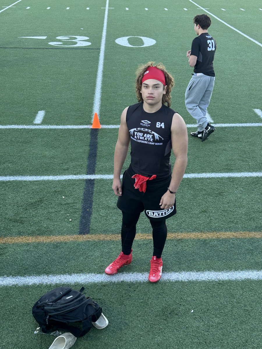 ReaganAlonzo22's tweet photo. YYA Exposure camp Vegas 2026 LB MVP Class of 2030 https://t.co/kntsn9k0a7