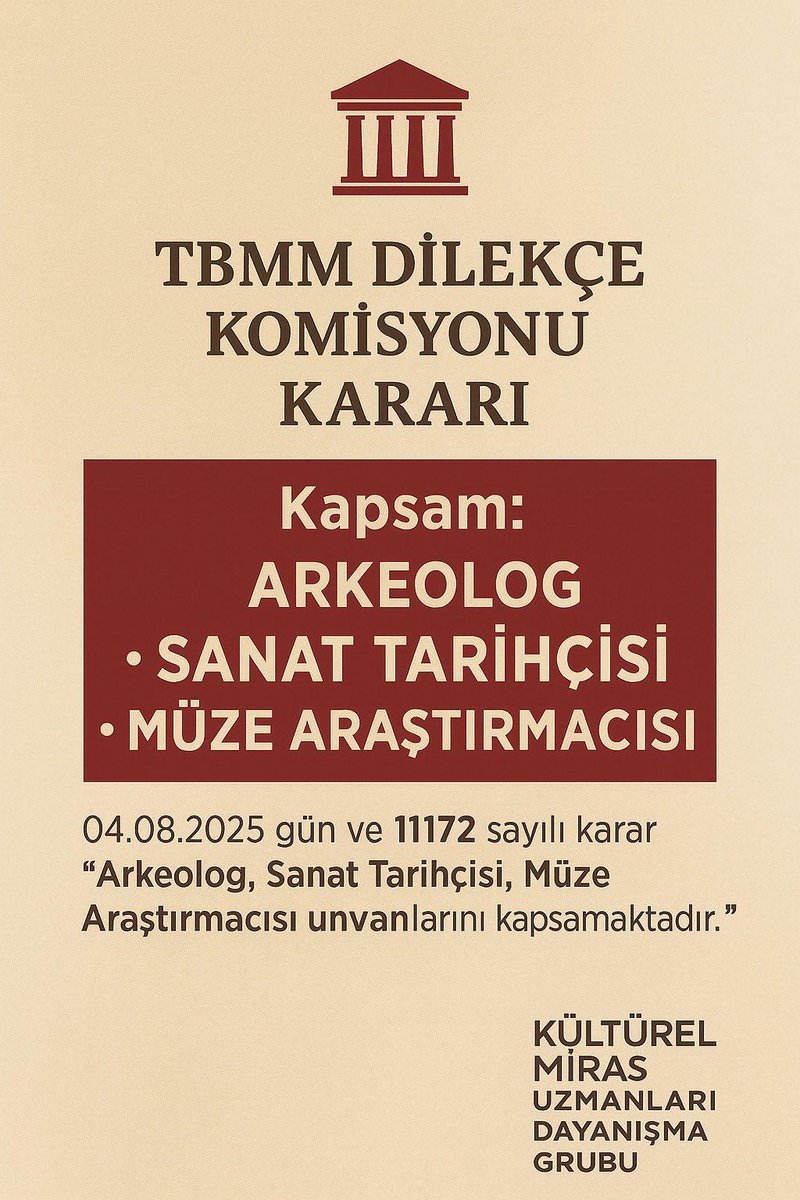 #KulturelMirasUzmani #KulturelMirasUzmaninaAdalet