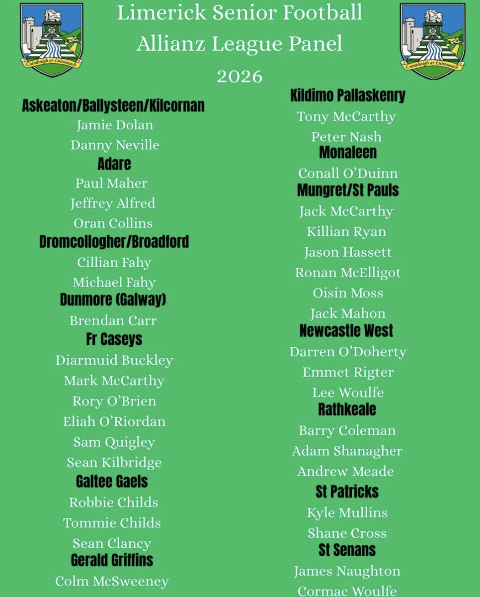 Limerick GAA tweet media