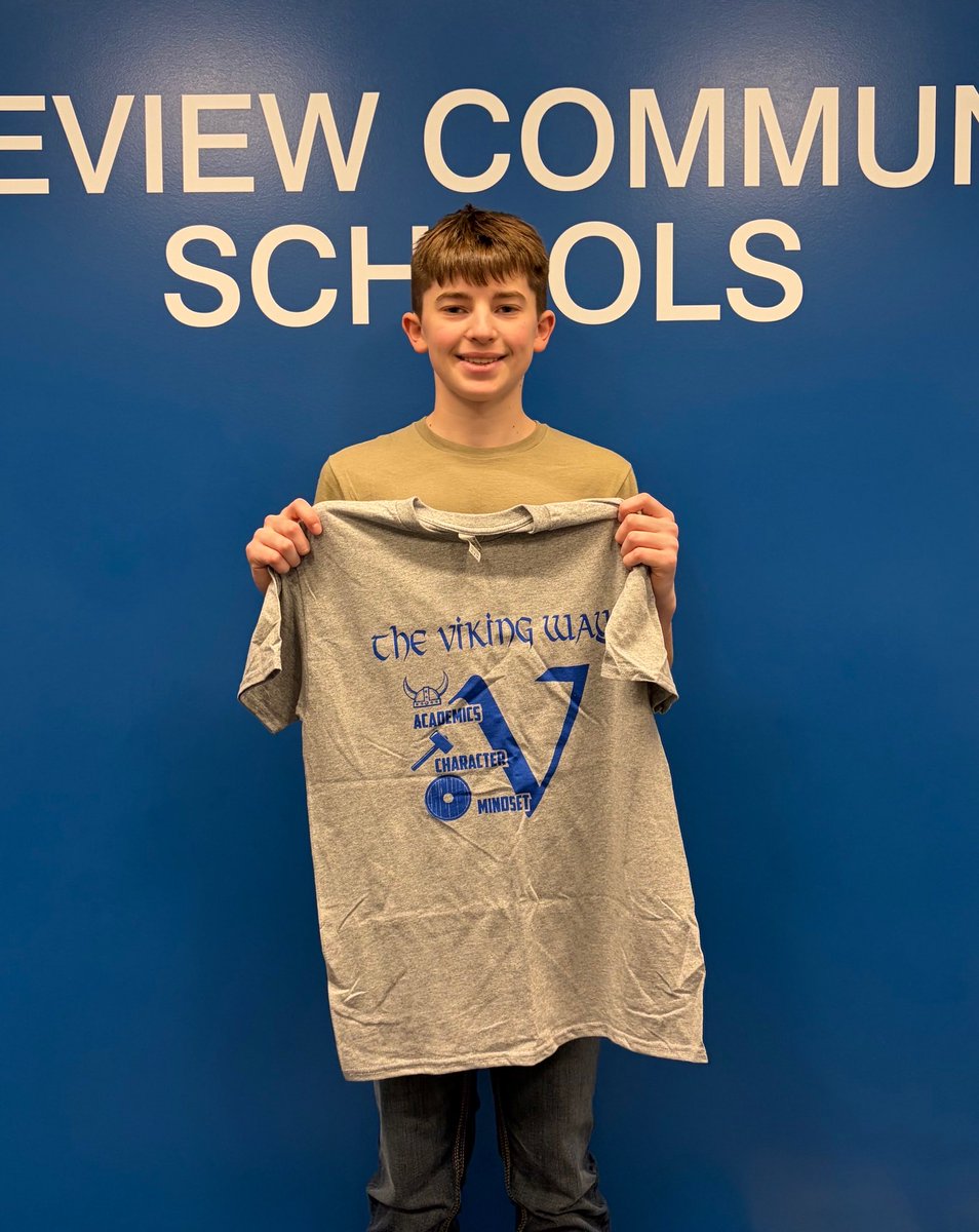 Lakeviewhigh's tweet image. Congratulations to Grayson Vogt &amp;amp; Jaxon Bell for being selected as the Viking Way students of the month! #academics #character #mindset  #lakeviewvikes