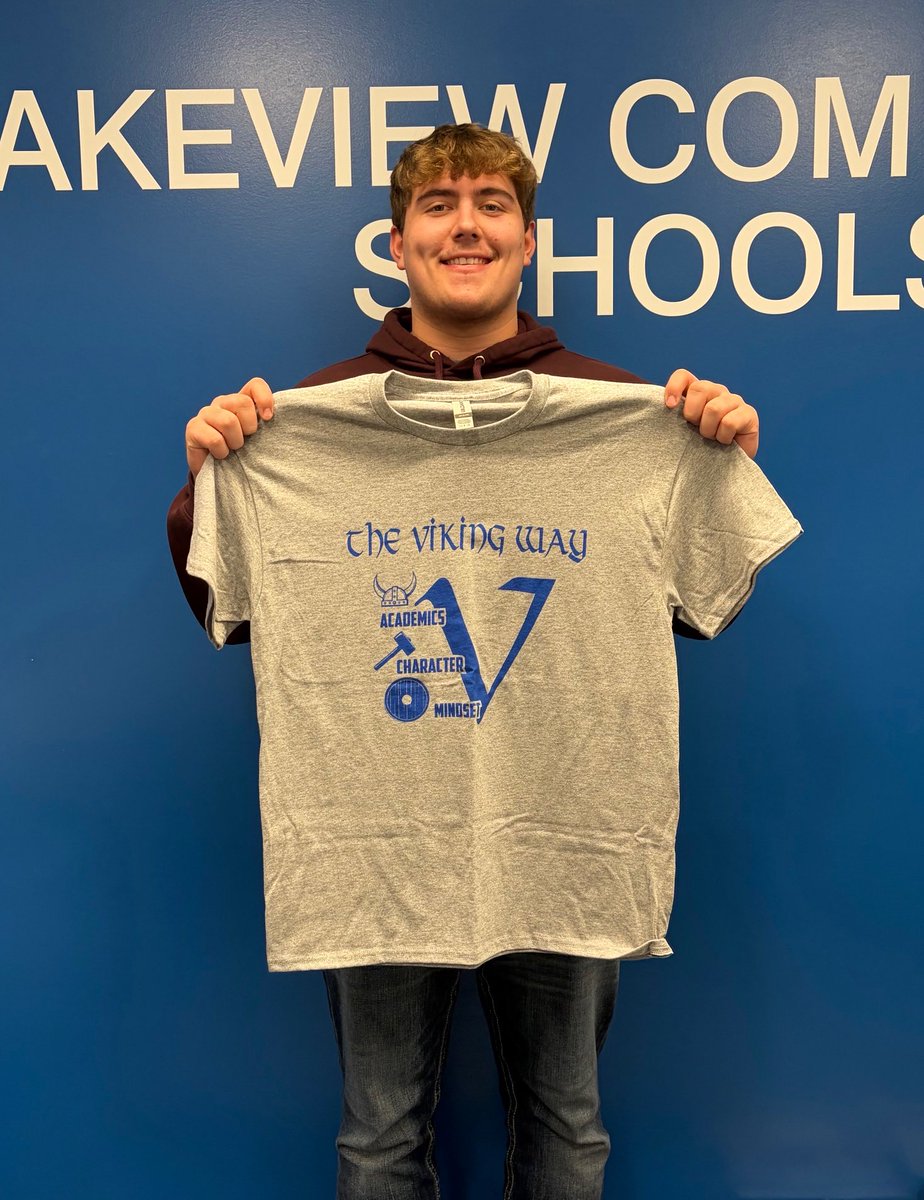Lakeviewhigh's tweet image. Congratulations to Grayson Vogt &amp;amp; Jaxon Bell for being selected as the Viking Way students of the month! #academics #character #mindset  #lakeviewvikes