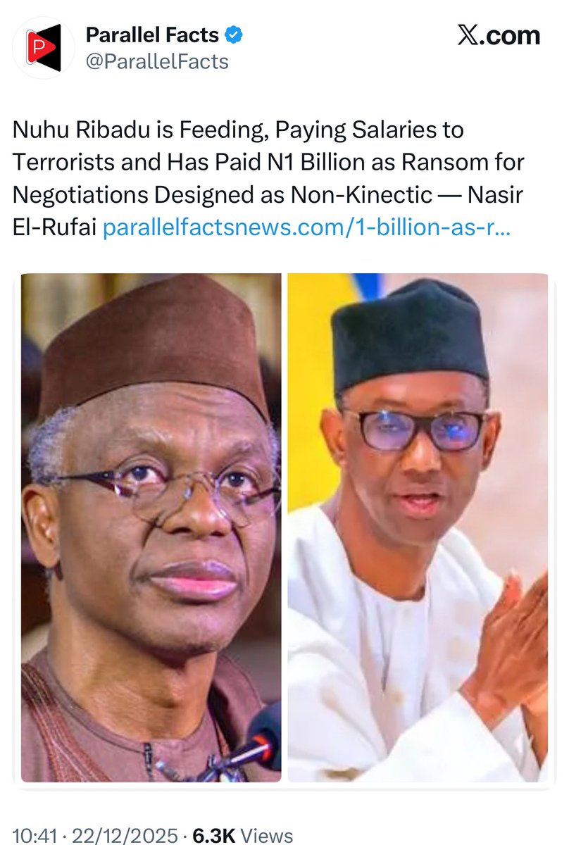 <a href="/RepRileyMoore/">Rep. Riley M. Moore</a> Terrorist disgraced shithole nigeria government is paying ramson for any attack against innocent christians