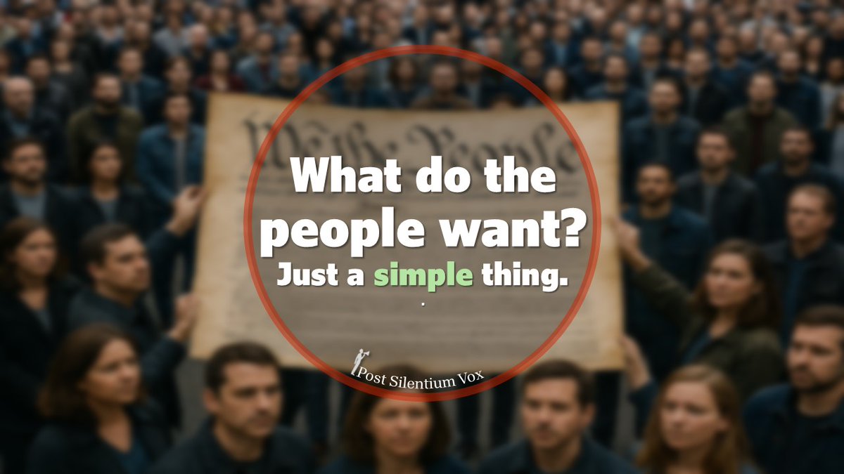 PostSilentiumVx's tweet photo. A society built on lies cannot stand. Truth isn’t a luxury. It’s the foundation. Truth isn’t negotiable. You either serve it or step aside. We asked for truth. And we’re still waiting. This is a reminder.
#TruthMatters #PowerToThePeople #DemandHonesty #AccountabilityNow #StandForTruth