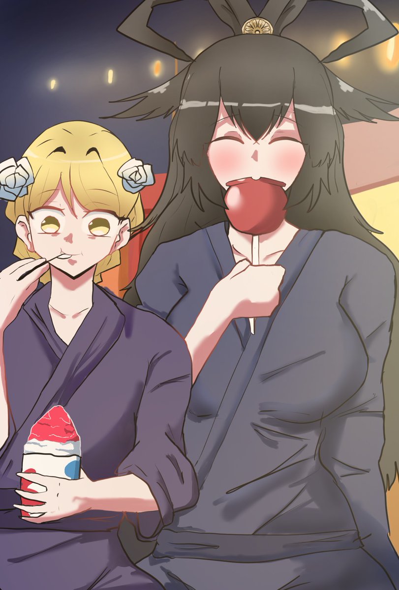 MasterA678's tweet image. Amaterasu and Aphrodite hanging out  art requests 
#냥코대전쟁 #TheBattleCats #にゃんこ大戦争 #貓咪大戰爭