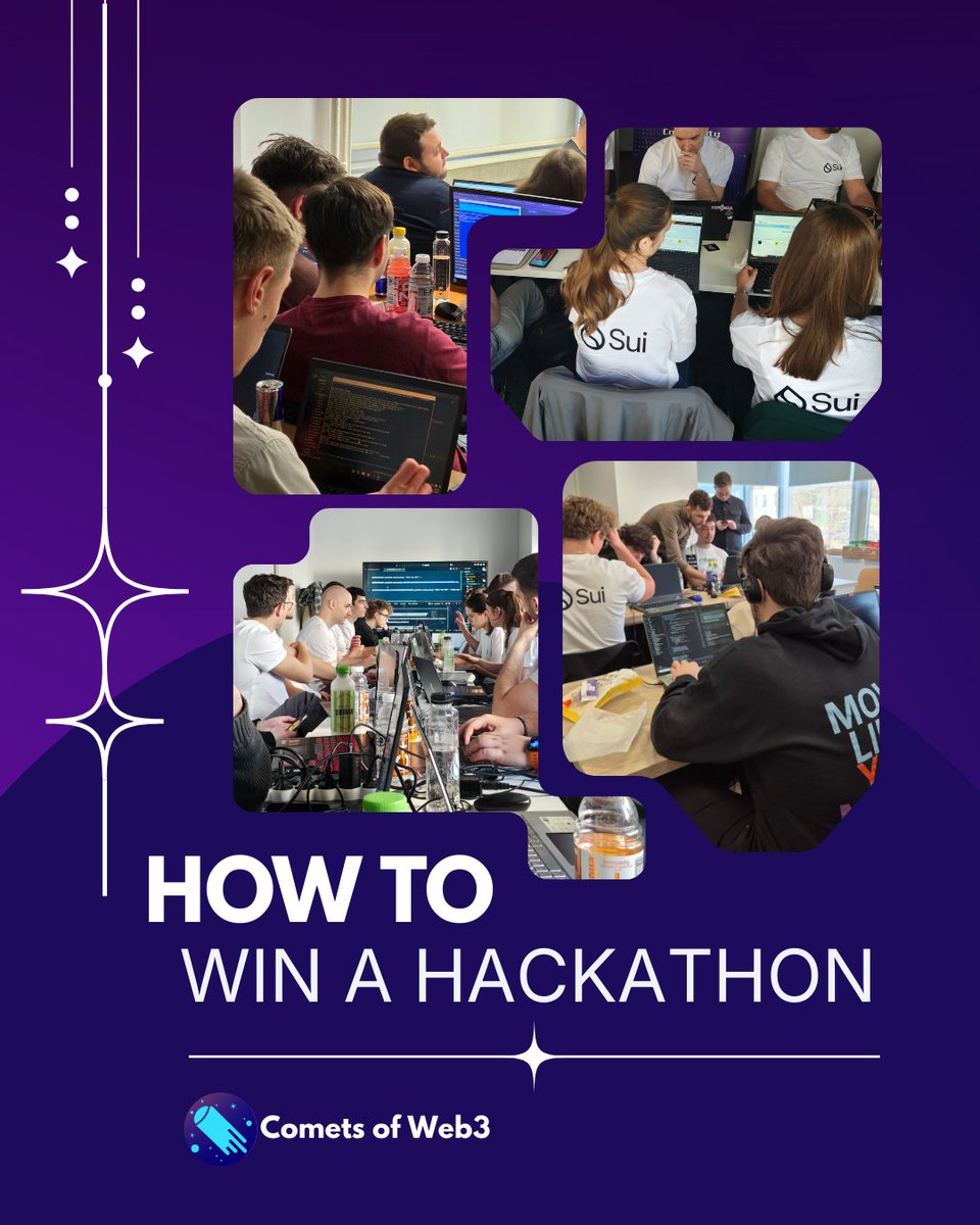 cometsweb3's tweet image. Hackathons aren’t won by perfect ideas. They’re won by the right mindset.

The teams that stood out the most at our @SuiNetwork Hackathons focused on execution over perfection. Teams learned fast, collaborated openly, and kept shipping even when things got messy. Be ready to…