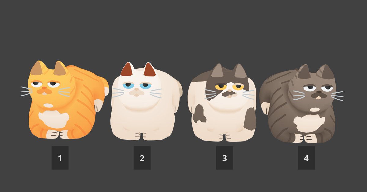 driko_dev's tweet image. The judgment on this face...

Bit by bit, I'm adding new cats and variations to my cozy puzzle game. More coming soon!

Which one is your favorite?

#indiedev #cozygames #catgames #lowpoly #gamedevs #catloaf