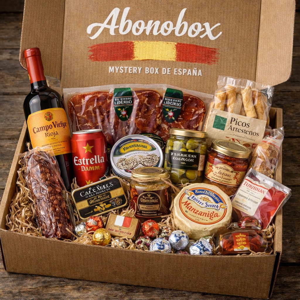 abonobox's tweet photo. https://t.co/S4YxwwIVPL
Španělský dárkový koš od Abonobox - jamón, chorizo, manchego, olivy, turron a další španělské speciality. 
#espana #spain #spanelsko #abonobox #turron  #madrid  #sladke #vino #spanelskepotraviny #spanelskesladkosti #spanelskedelikatesy #spanelskespeciality https://t.co/vcaj9Ww5ti