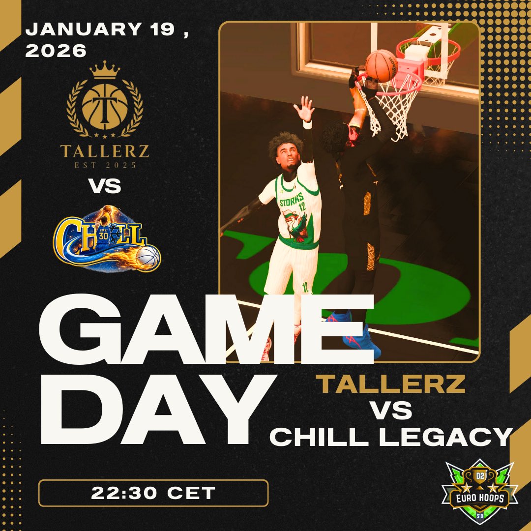 Another day, another GAMEDAY in @Eurohoops2k 🔥
We take on Chill Legacy as we fight to solidify our spot in the playoff race. Every game matters.
Catch it live at gametime:
👉 twitch.tv/mano_18ttv