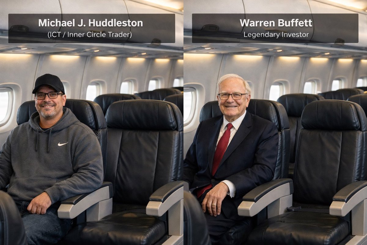 consciousdtrade's tweet photo. 7-hour flight.
Who are you sitting next to and what do you ask?
#ict #warrenbuffet #ictconcepts #investing
@I_Am_The_ICT @WarrenBuffett https://t.co/5lmmAEmkZ2
