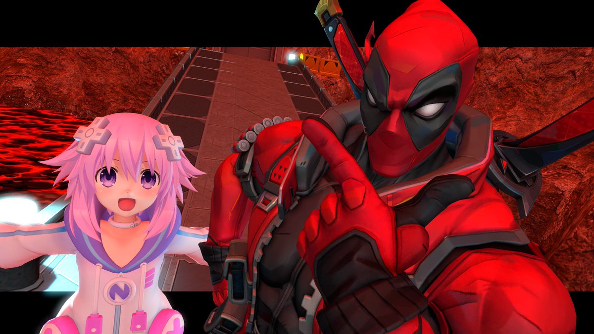 Deadpool: Look at the bozo reading this, Neptune! Thinking they're safe, hah!

Neptune: Hey~! We can see you~!

[Welp, there goes the 4th wall. . .]

#SFM #neptunia #ネプテューヌ #MarvelRivals #Deadpool