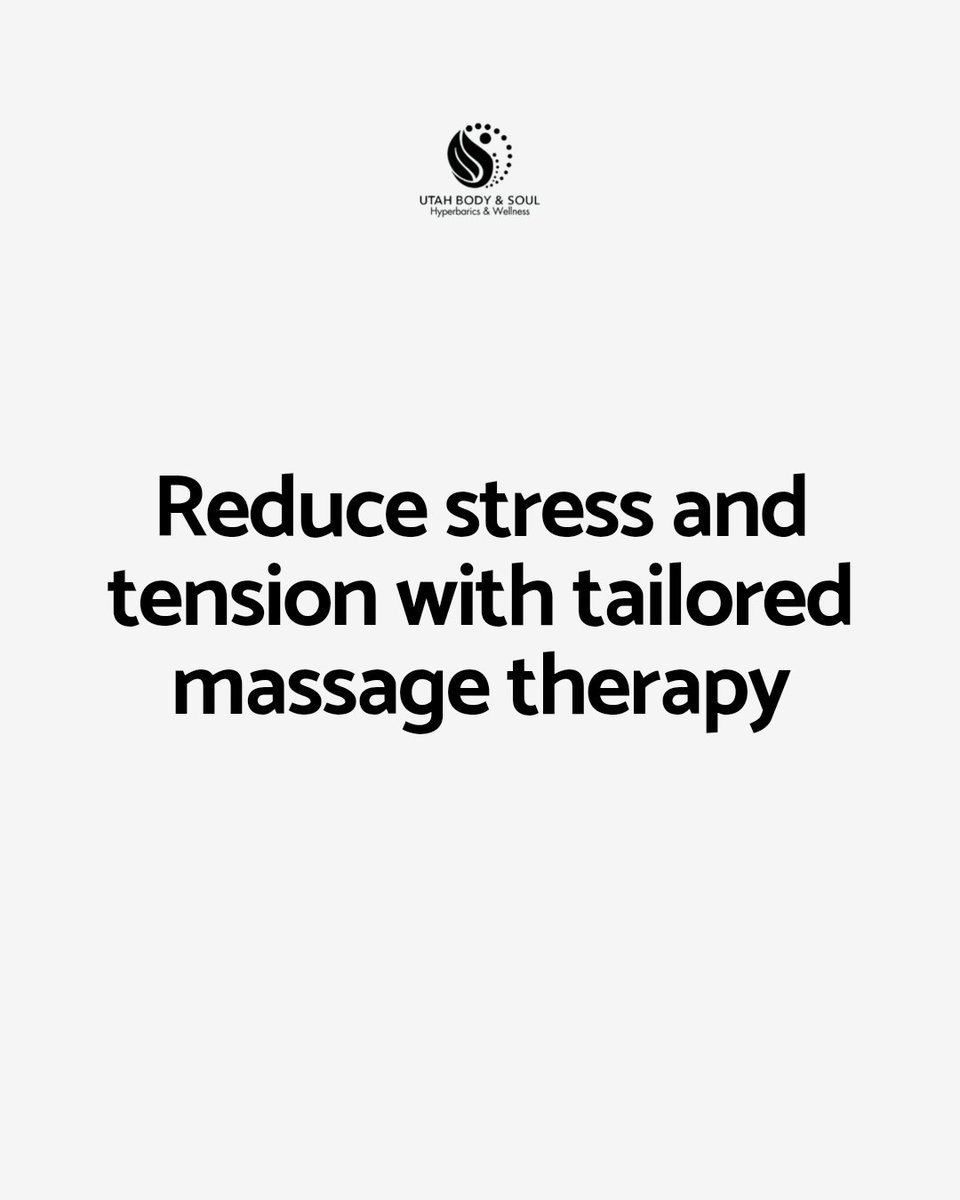BodyUtah's tweet image. Feeling stressed? Massage therapy reduces stress, eases tension, and boosts wellness. Our expert therapists tailor each session to your needs. Book your personalized massage today. #utahbodyandsoul #UtahAesthetics #HolladayUtah
