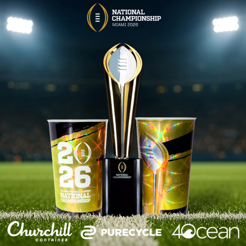plasticstoday's tweet photo. We don’t know if Indiana or Miami will win the college football national championship today, but we do know the game will be a win for the environment, thanks to reusable souvenir cups made from recycled plastics via #PureCycle and partners https://t.co/mMtccj4WiK
#CFPBPlayoff https://t.co/X1I8vbWduq